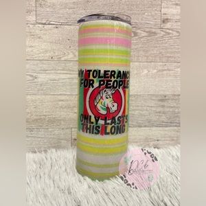 20oz skinny tumblers!